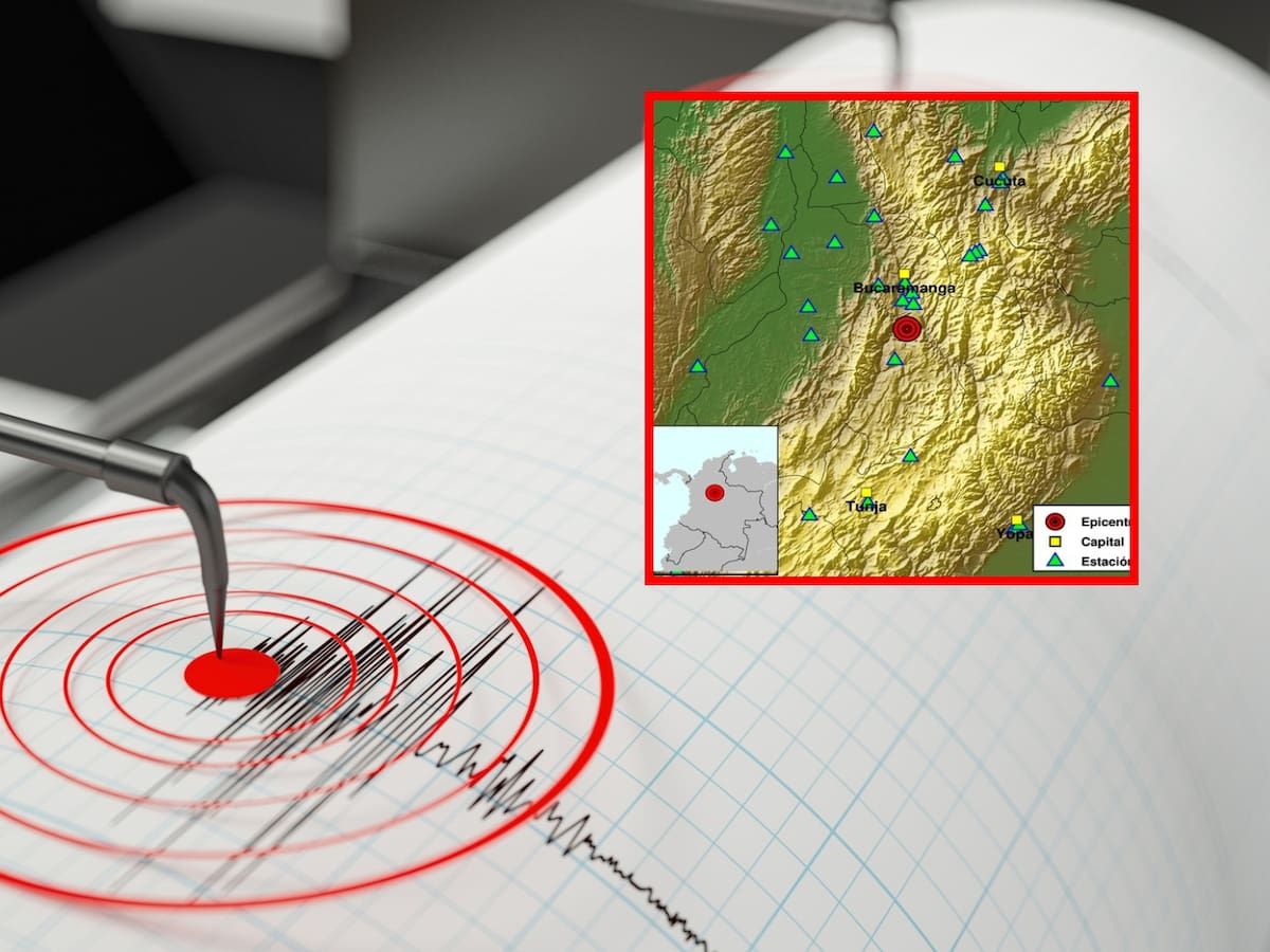 Fuerte temblor sacudió a Colombia este martes, 17 de marzo: epicentro en Santander