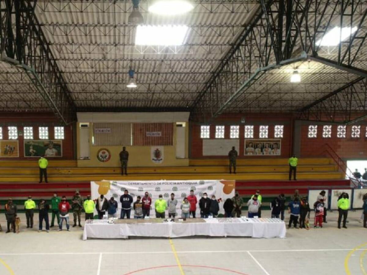43 capturados dejó un gigantesco operativo en el Valle de Aburra y oriente