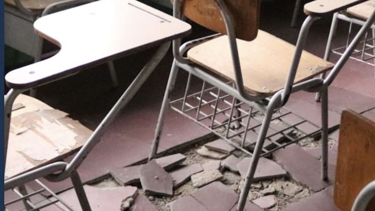 Colegios públicos de Medellín con graves daños de infraestructura