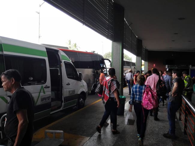 La terminal opera las 24 horas del día y cuenta con cámaras de seguridad. Foto Redes Sociales.