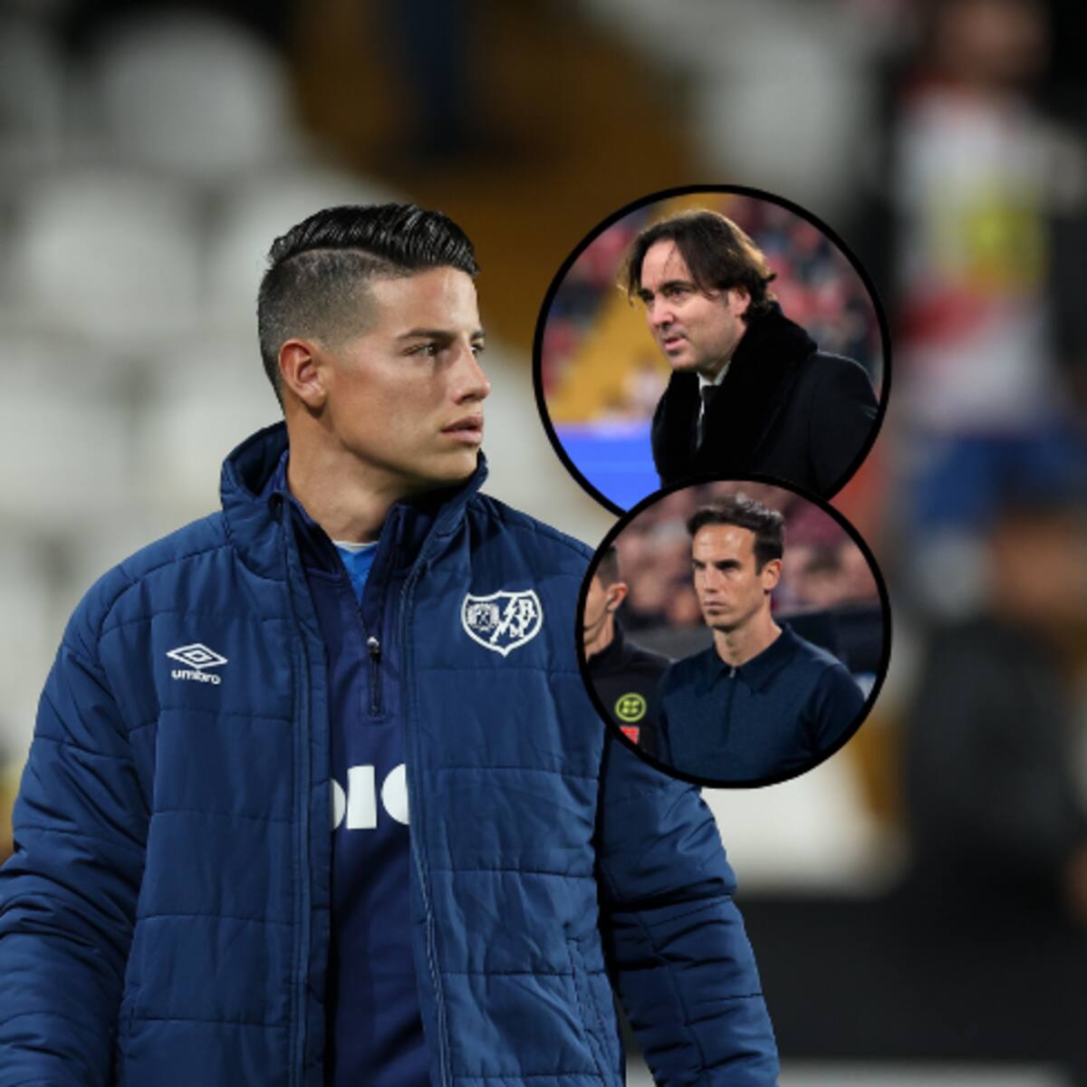Guerra en Rayo Vallecano por James Rodríguez: dardo del presidente al técnico Iñigo Pérez
