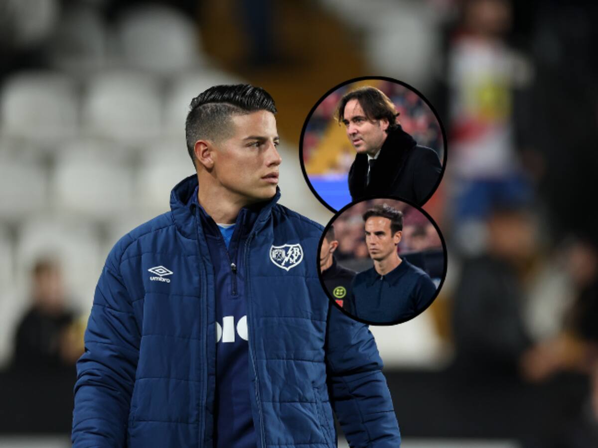 Guerra en Rayo Vallecano por James Rodríguez: dardo del presidente al técnico Iñigo Pérez