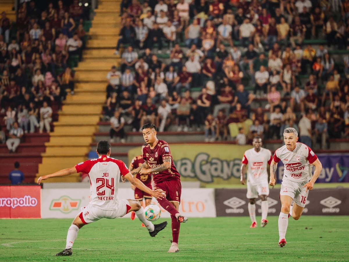 Resumen y goles de Tolima 2-2 Santa Fe de la fecha 10 de la Liga Colombiana