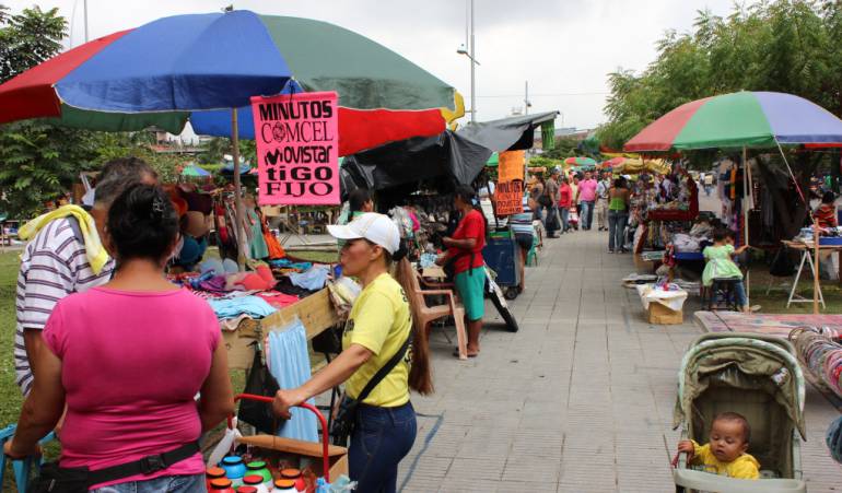 Crecimiento de comercio informal producto de la crisis 