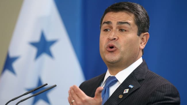 Juan Orlando Hernández, presidente de Honduras