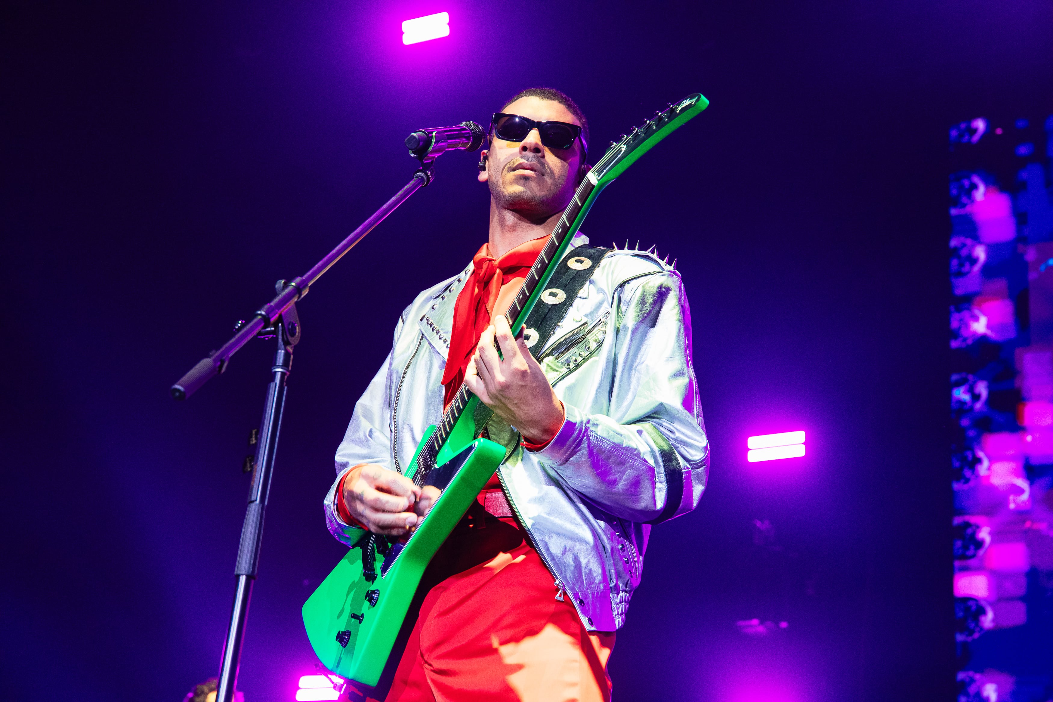 MONTERREY, MEXICO - OCTOBER 25: Colombian singer Manuel Medrano performs at Auditorio Citibanamex on October 25, 2024 in Monterrey, Mexico. (Photo by Medios y Media/Getty Images)