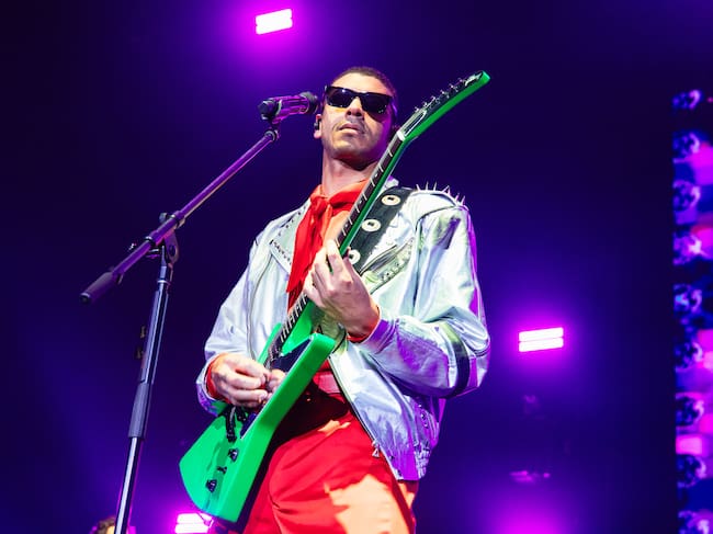MONTERREY, MEXICO - OCTOBER 25: Colombian singer Manuel Medrano performs at Auditorio Citibanamex on October 25, 2024 in Monterrey, Mexico. (Photo by Medios y Media/Getty Images)