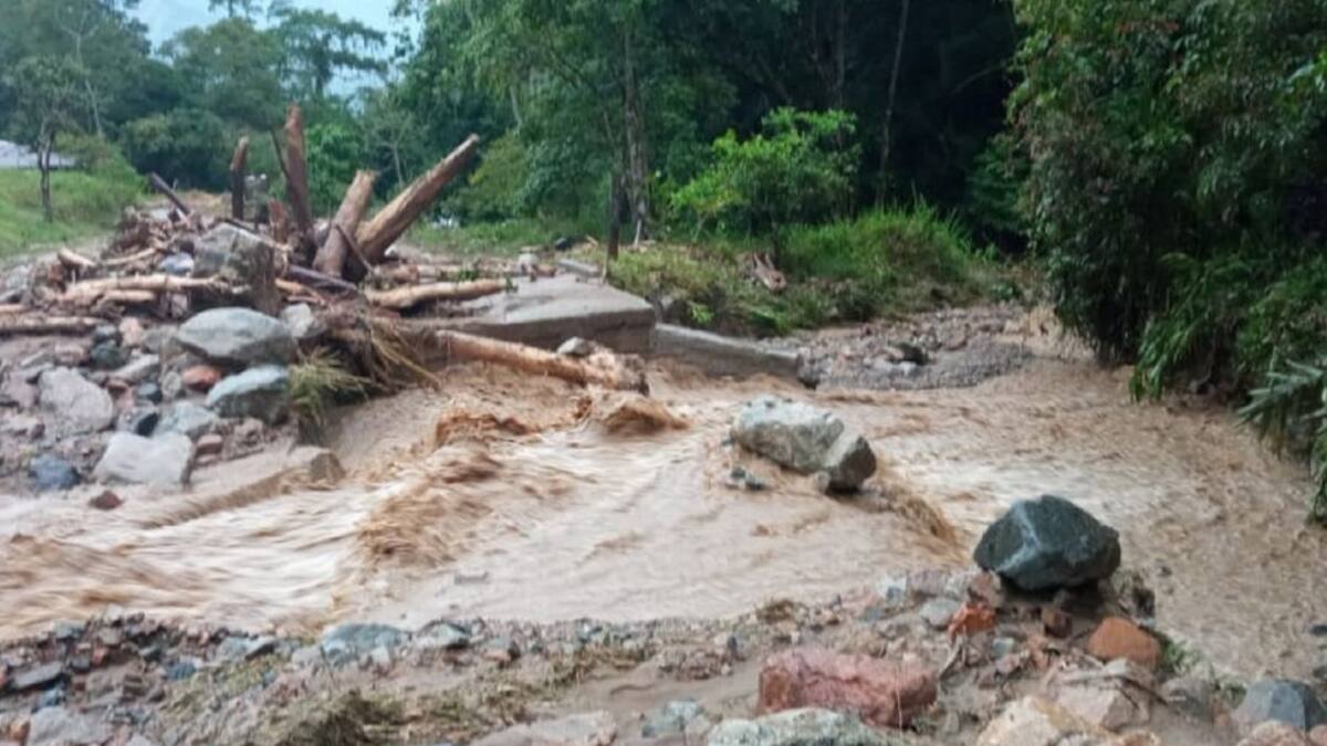 Fuertes lluvias originan emergencias en el municipio de Rovira, Tolima
