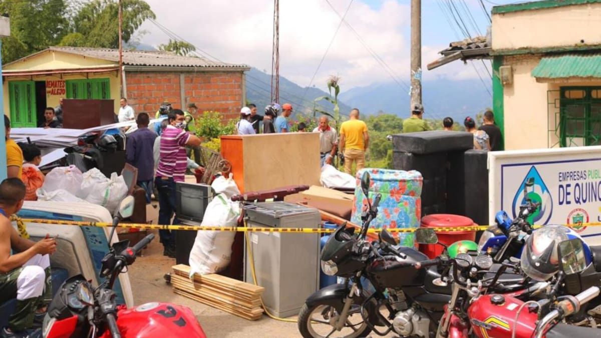 Emergencia en Quinchía: 17 familias perdieron sus viviendas