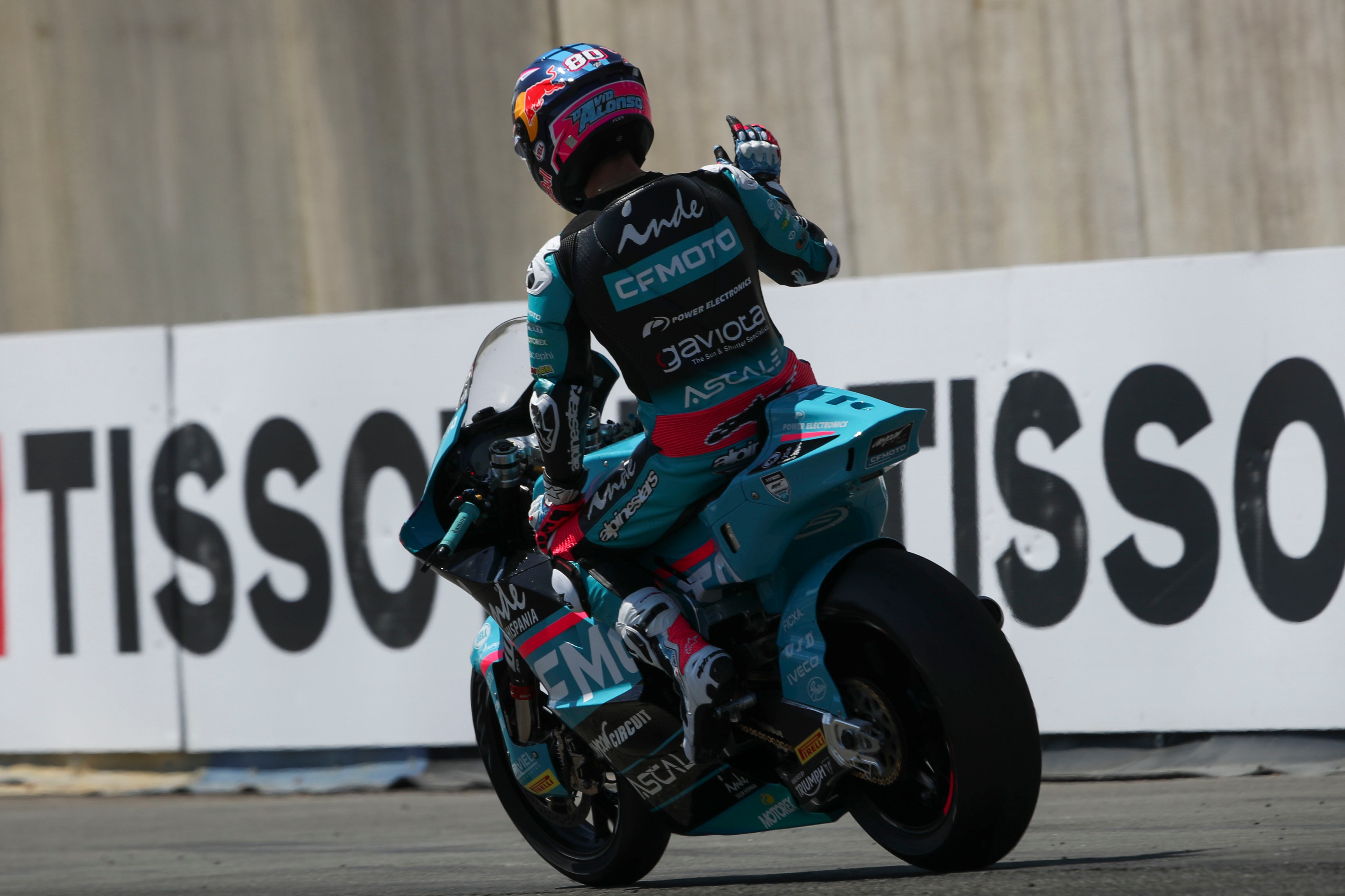 David Alonso durante su participación en el Gran Premio de Francia. (Photo by Gold & Goose Photography/Getty Images)