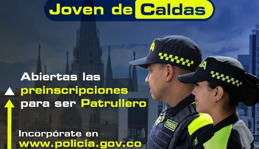 Becas para jóvenes que quieran ingresar a la Policía en Caldas