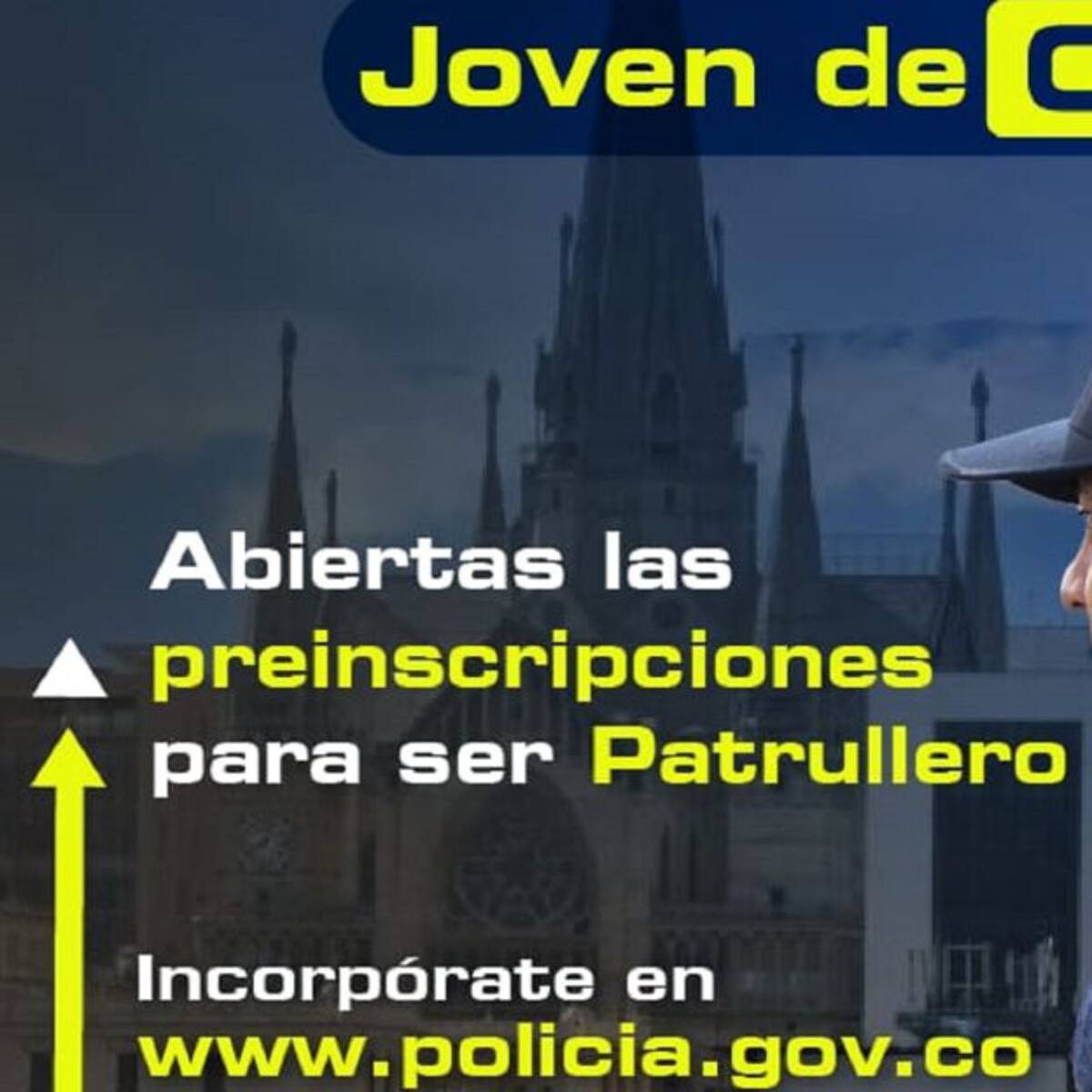 Gobernación otorgará 160 becas a jóvenes que aspiren ingresar a la Policía