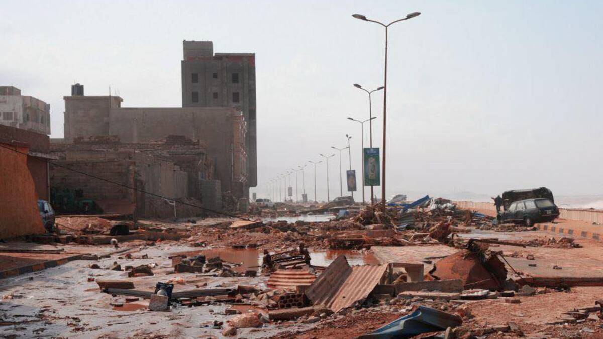 Las imágenes de las catastróficas inundaciones que dejan más de 10.000 desparecidos en Libia