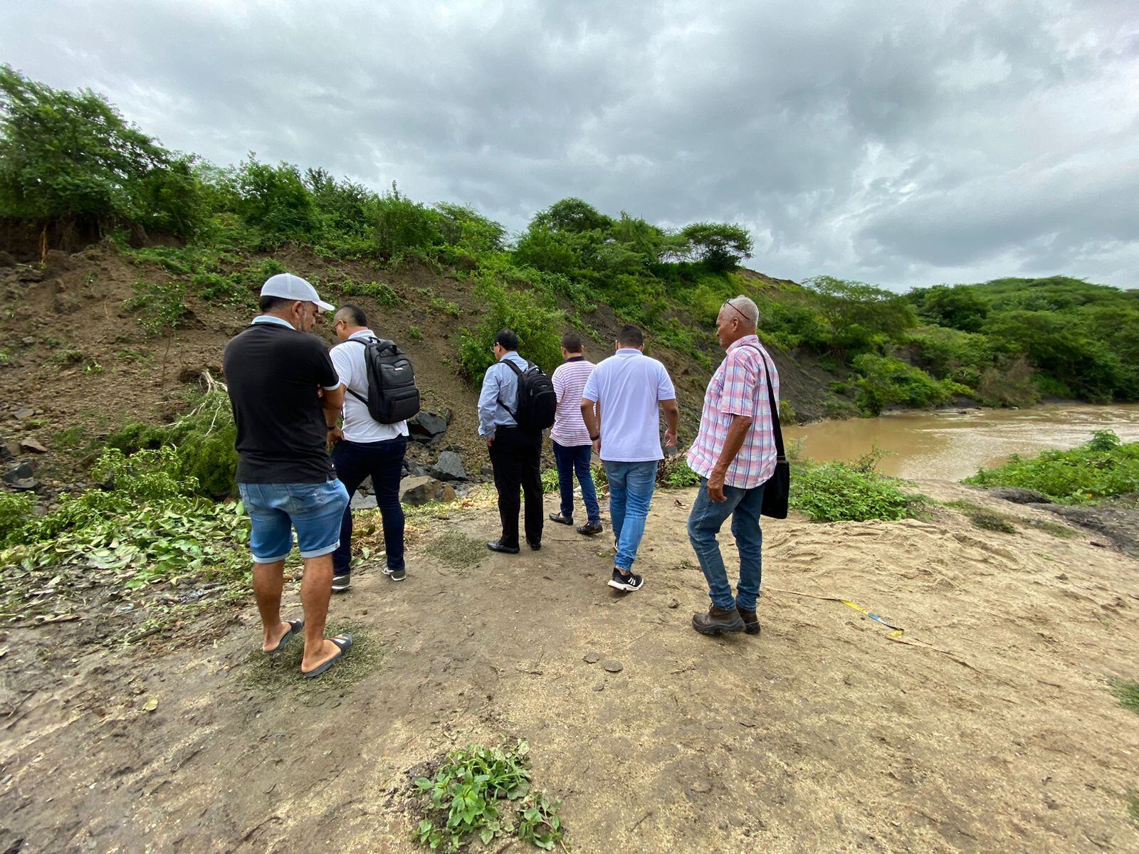 Afectación del cauce arroyo Grande en Juan de Acosta, Atlántico./Alcaldía de Juan de Acosta