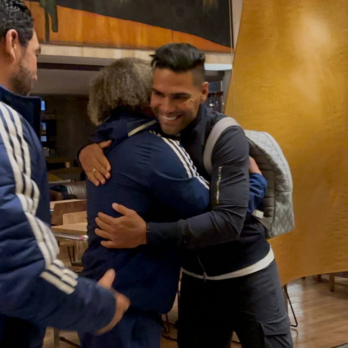 Falcao se unió a la concentración de Millonarios: Así fue su primer encuentro con Gamero