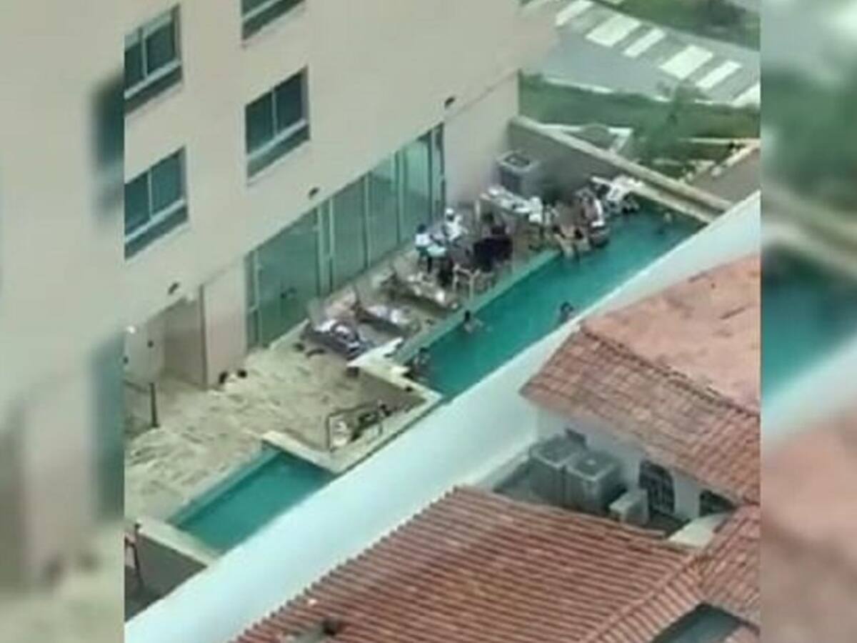 Se fueron de 'piscinazo' incumpliendo el aislamiento obligatorio