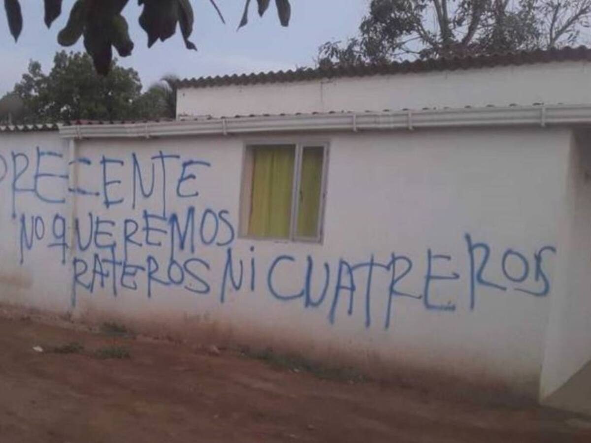 Hay alerta en Salamina por carteles alusivos al Clan del Golfo