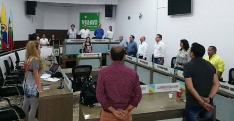 Sesión en la que se aprobó Acuerdo que declara al papa "Hijo ilustre de Villavicencio".