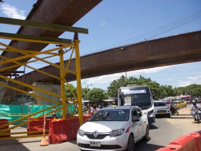 Reinician obras de construcción en puentes de la terminal en Cúcuta