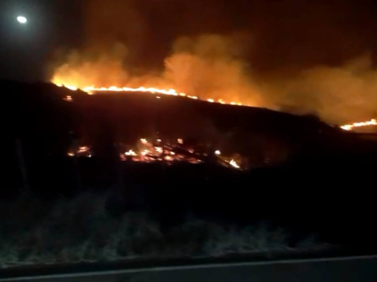 Controlan incendio forestal en el municipio de Juan de Acosta, Atlántico