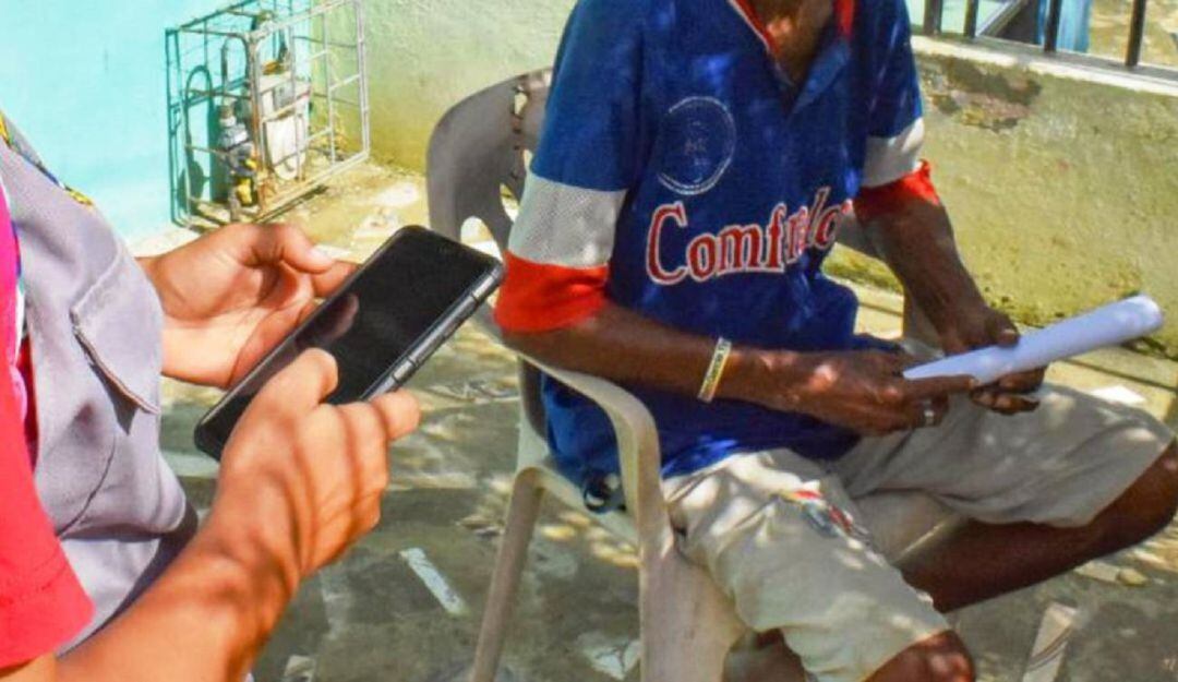 Desconocidos llegan presencialmente a los barrios para obtener información de la gente y tomar sus huellas 