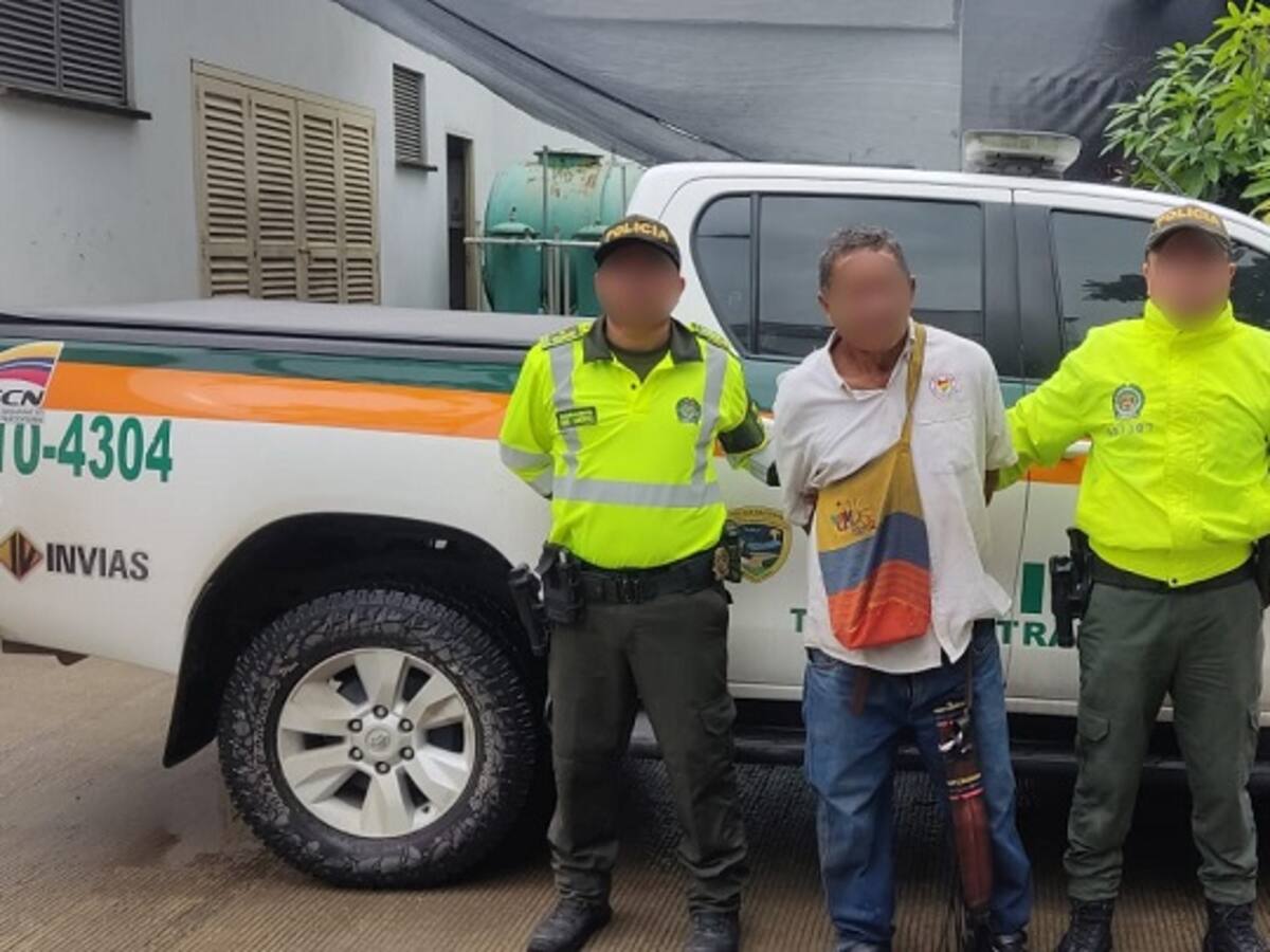 Policía capturó a hombre por atacar con un machete instalaciones del peaje de Turbaco