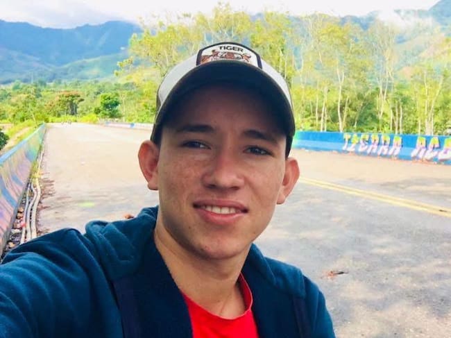 Yoider Galván, uno de los jóvenes secuestrados. Foto: Cortesía Olguín Mayorga.