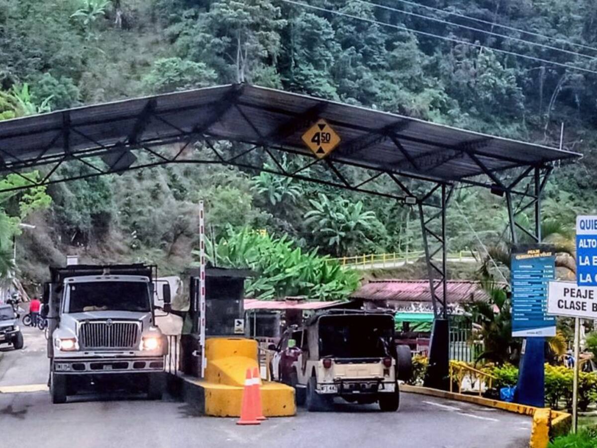 Peajes de la Gobernación de Caldas aumentan sus tarifas