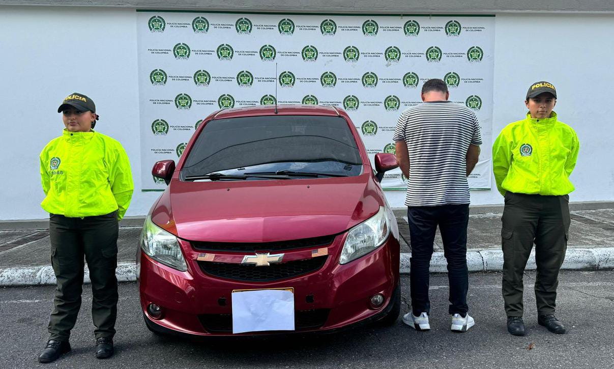 El vehículo recuperado en Ibagué fue robado en Copacabana, Antioquia