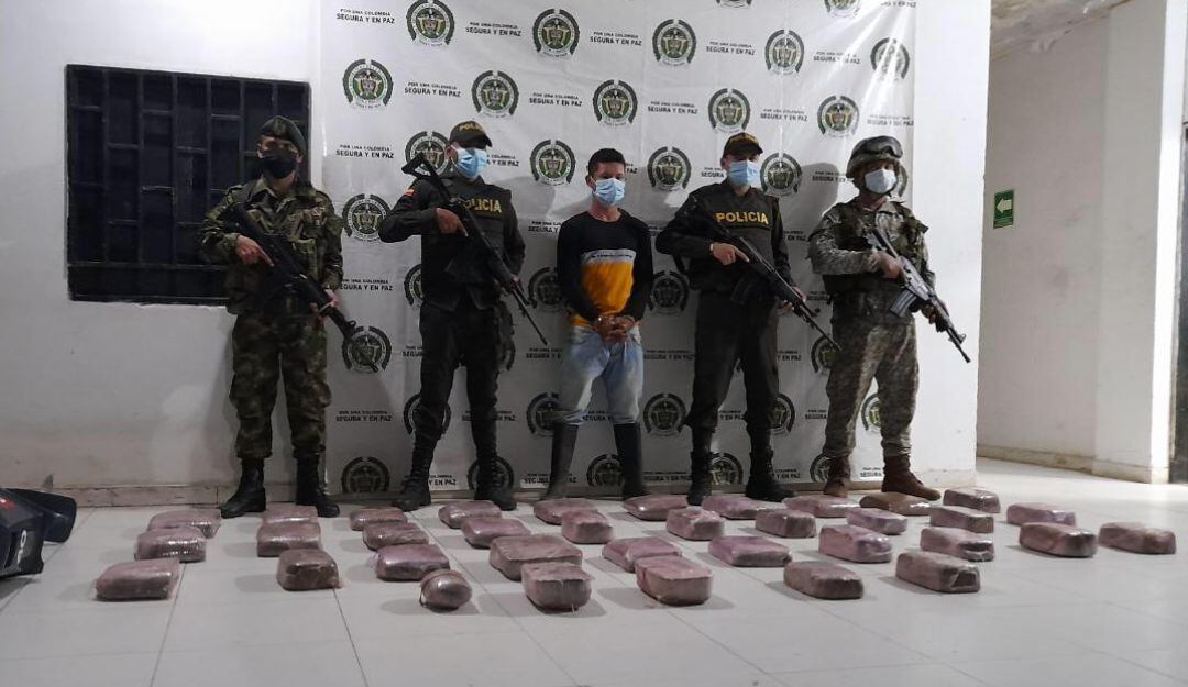 En el operativo una persona fue capturada y quedó a disposición de la Fiscalía