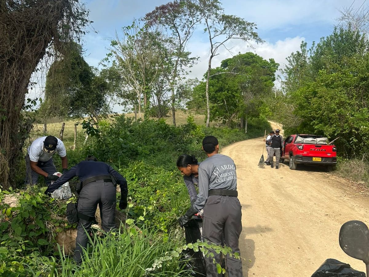 Guardia Ambiental y alcaldía erradican basureros satélite en Turbaco, Bolívar