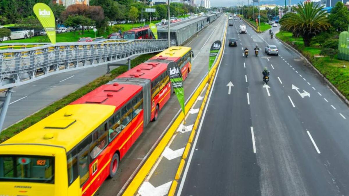 Así quedó el carril en autopista norte que entregó el IDU: Estuvo fuera de servicio durante 10 años
