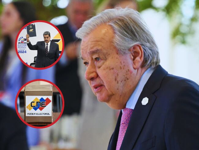 El secretario general de la ONU, Antonio Guterres, pidió que se publiquen los resultados de las elecciones en Venezuela.
