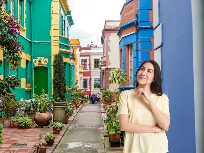 Barrio la Candelaria de Bogotá (imagen vía Getty Images)