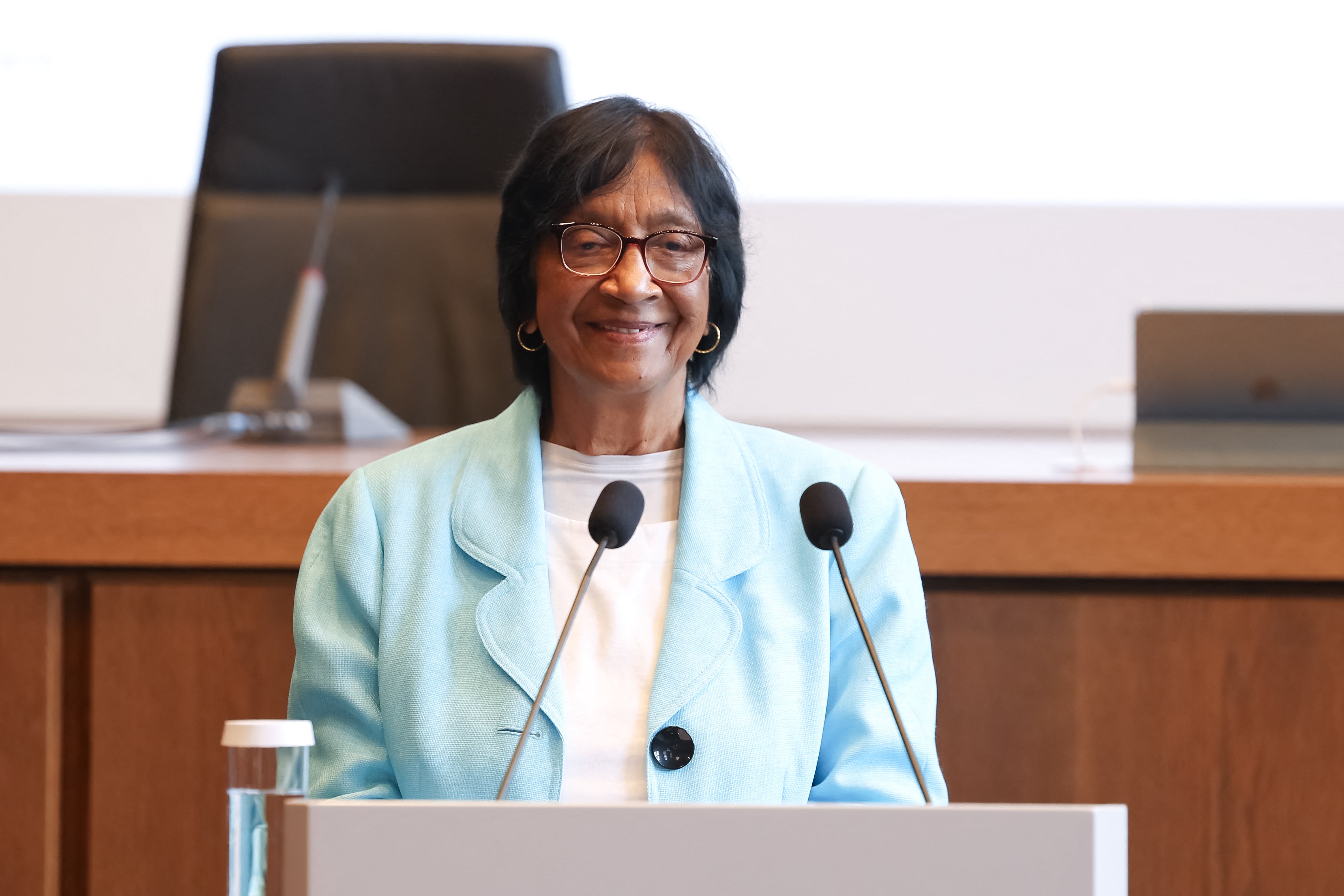 09 October 2026, Bavaria, Nuremberg: South African lawyer Navanethem "Navi" Pillay. Imagen tomada de Getty Imagenes (Crédito: picture alliance / Colaborador)