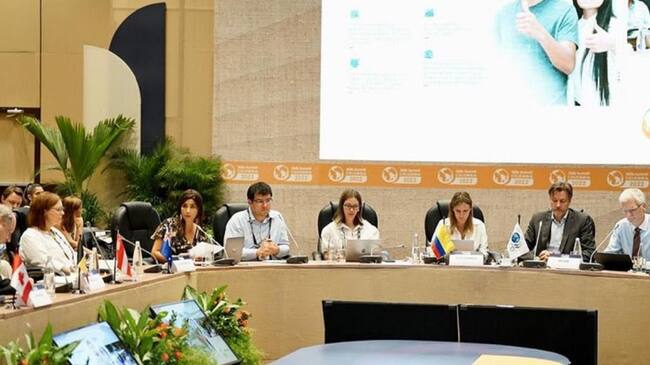 La presentación la realizó la ministra de Educación, María Victoria Angulo, durante la cumbre de habilidades de la OCDE