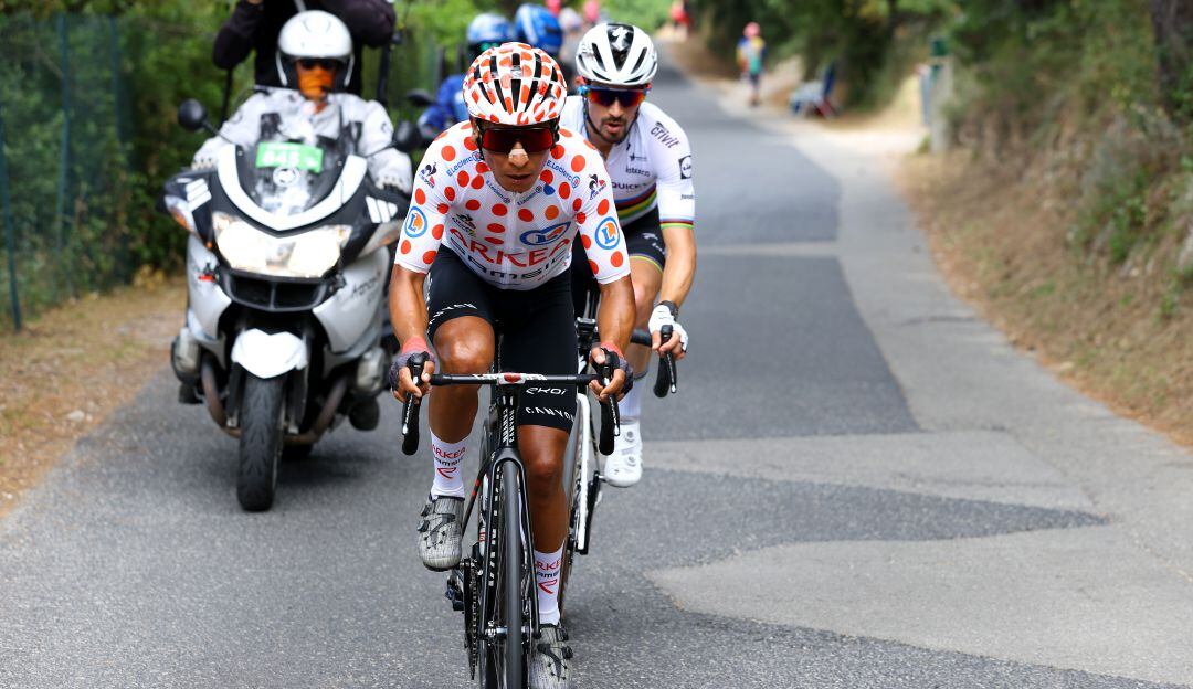 Nairo Quintana, líder de la clasificación de la montaña