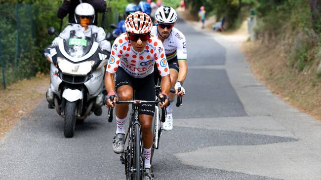 Nairo Quintana, líder de la clasificación de la montaña