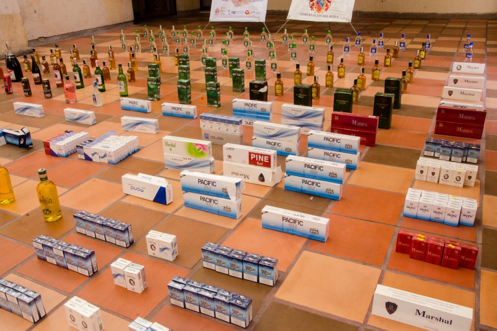 En lo corrido del año, se ha logrado la aprehensión de 936 productos ilegales. Foto Gobernación Huila.