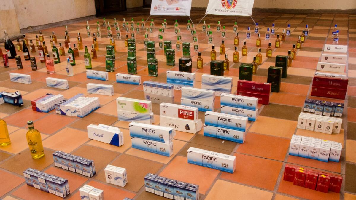 Vías de Suaza, Altamira, Acevedo y Guadalupe, utilizadas para el paso de contrabando
