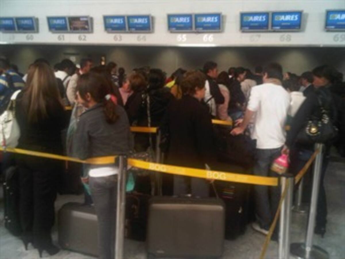 Masiva salida de viajeros en El Dorado y la terminal de transporte de Bogotá