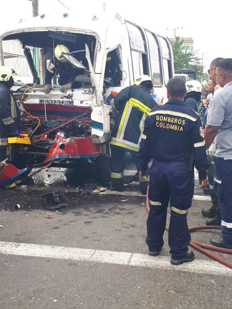 Accidente en el municipio de Soledad.