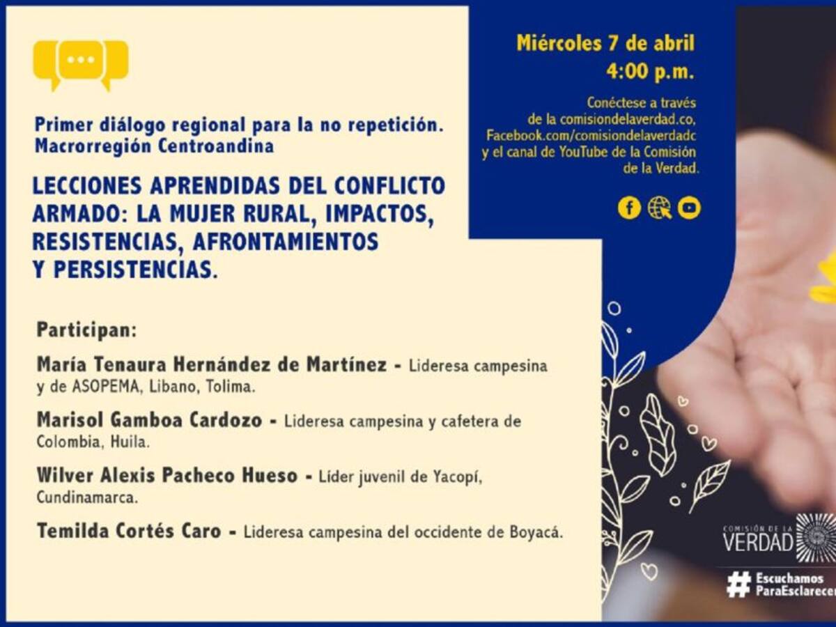 Comisión de la Verdad escuchará a las mujeres víctimas del conflicto