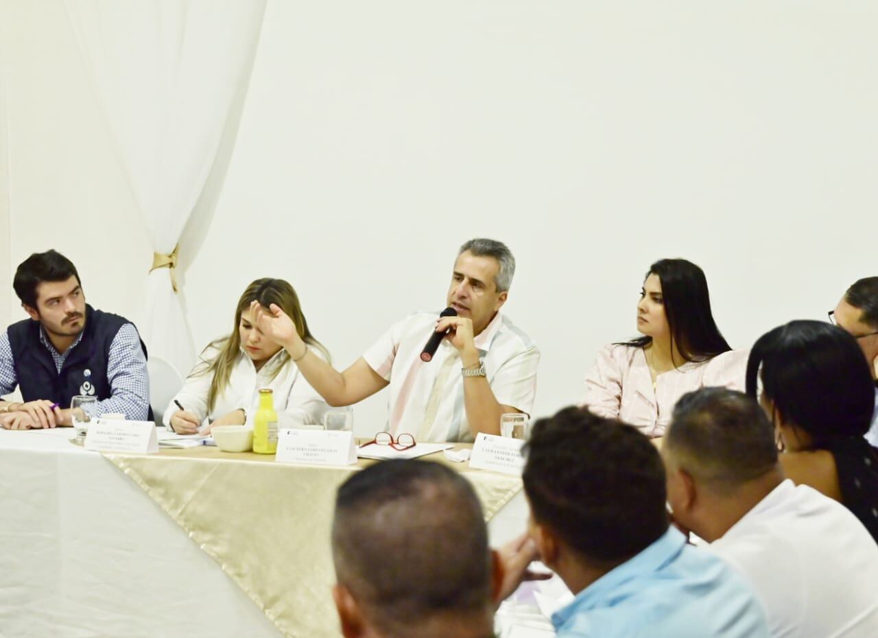 Sesión de la Comisión Intersectorial para la Respuesta Rápida de Alertas Tempranas, SIPRAC, en Barranquilla.