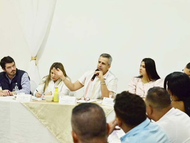 Sesión de la Comisión Intersectorial para la Respuesta Rápida de Alertas Tempranas, SIPRAC, en Barranquilla.