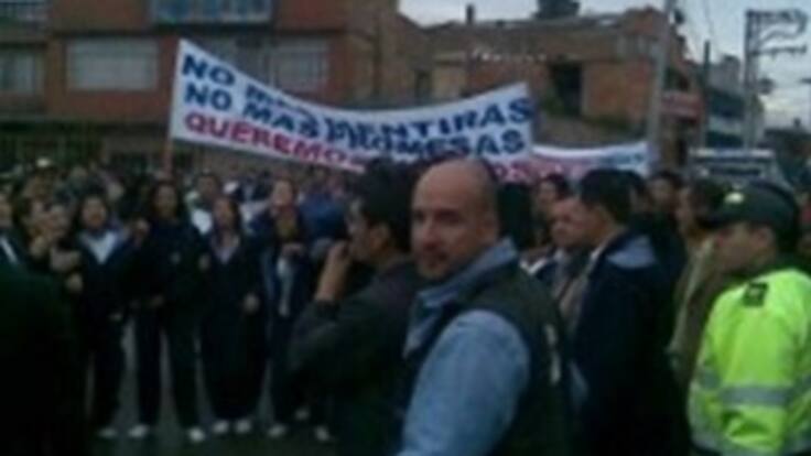 Bloqueada la vía al Llano en Usme