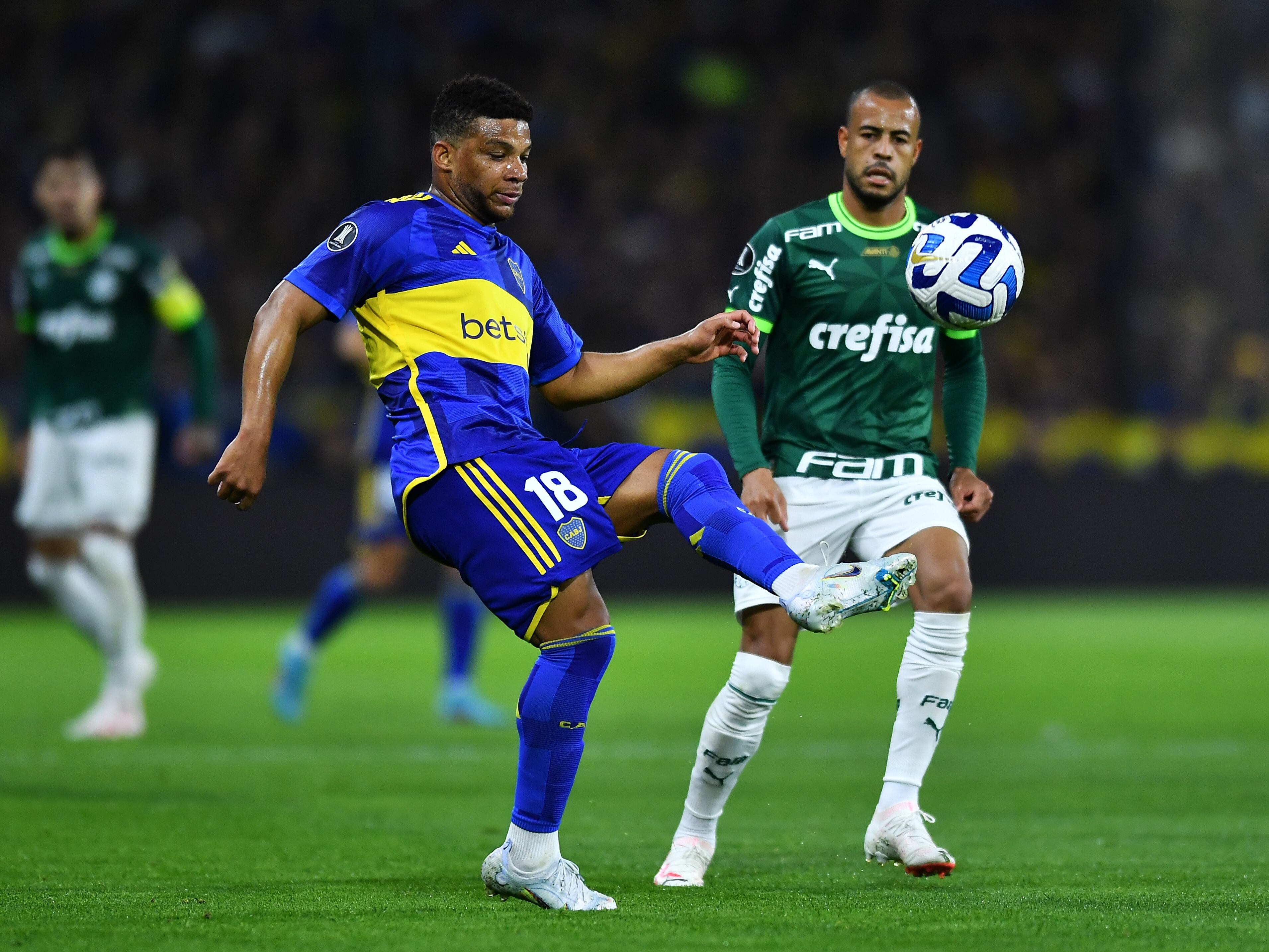 Frank Fabra de Boca Juniors en Copa Libertadores ante Palmeiras / Getty Images.