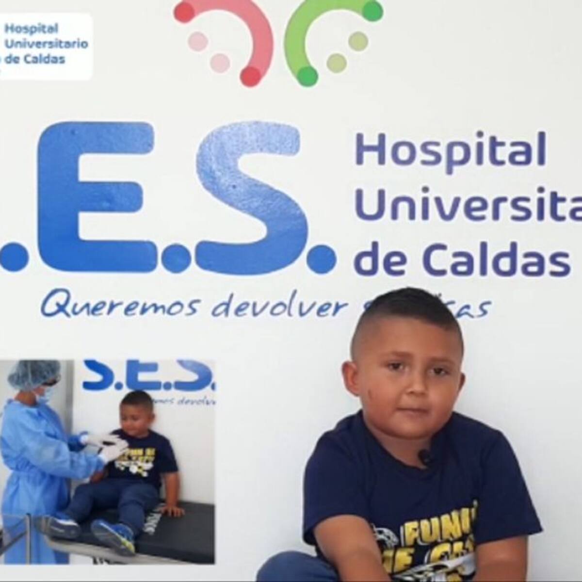 “Invito a todos los niños a que se vacunen, porque esta vacuna no duele”