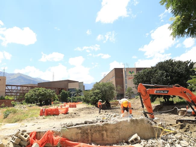 Inicio de obras patio taller