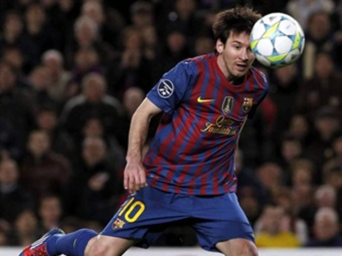 Messi anota por primera vez 5 goles en su carrera, récord en Liga Campeones